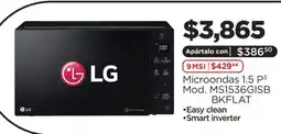 Chedraui LG Microondas 1.5 P³ oferta