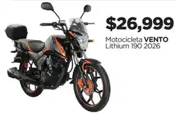 Chedraui Motocicleta VENTO Lithium 190 2026 oferta