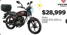 Chedraui Moto Hawk RT2 200 cc oferta
