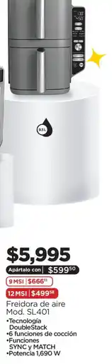 Chedraui Freidora de aire Mod. SL401 oferta