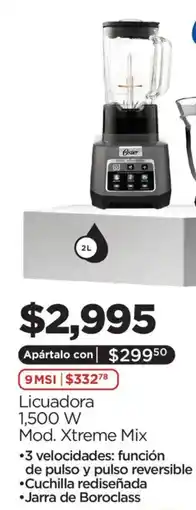 Chedraui Oster Licuadora oferta