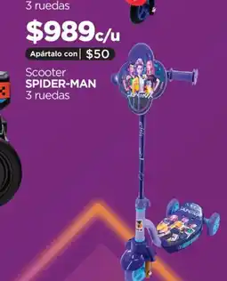 Chedraui Scooter SPIDER-MAN oferta