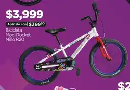 Chedraui Bimex Bicicleta Mod. Rocket Niño R20 oferta