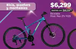 Chedraui Bimex Bicicleta Mod. Rex 21V R29 oferta