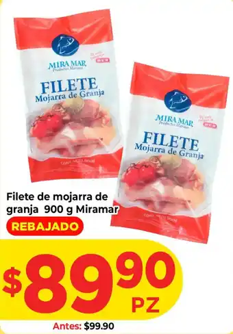 Miramar filete de mojarra de granja