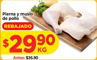 Pierna y muslo de pollo