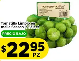 HEB Season's Select Tomatillo Limpio en malla oferta