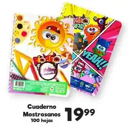 S-Mart Cuaderno Mostrosanos oferta