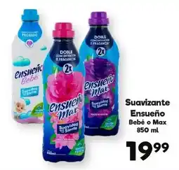 S-Mart Ensuñeo Suavizante Bebé o Max oferta