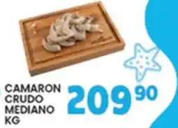 Alsuper camaron crudo mediano oferta