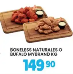 Alsuper Mybrand boneless naturales o buffalo oferta