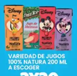 Alsuper Disney variedad de jugos oferta