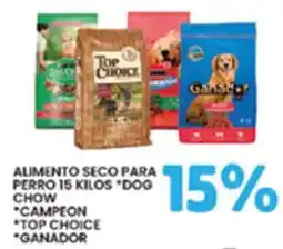 Alsuper dog chow campeon top choice ganador oferta