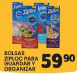 Alsuper Ziploc bolsas para guardar y organizar oferta