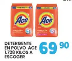 Alsuper Detergente en polvo Ace oferta