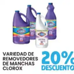 Alsuper Clorox variedad de removedores de manchas oferta
