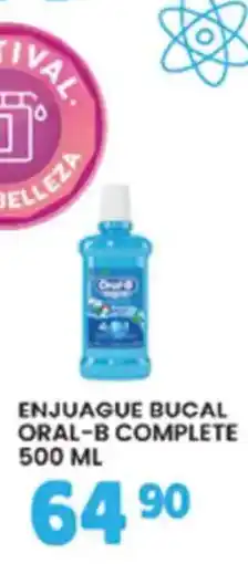 Alsuper oral-b enjuague bucal complete oferta
