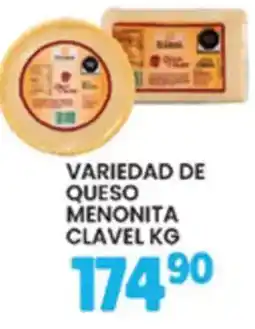 Alsuper Variedad de queso menonita clavel oferta