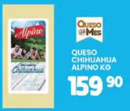 Alsuper queso chihuahua alpino kg oferta