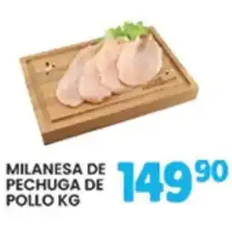 Alsuper milanesa de pechuga de pollo kg oferta