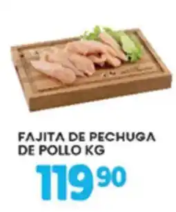 Alsuper Fajita de pechuga de pollo kg oferta
