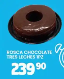 Alsuper Rosca Chocolate Tres Leches 1pz oferta