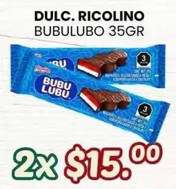 Guajardo Dulc. Ricolino Bubulubo oferta