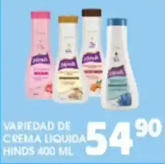Hinds variedad de crema liquida