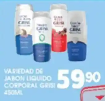 Grisi variedad de jabon liquido corporal