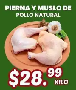 Guajardo Pierna y muslo de pollo natural oferta