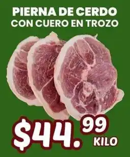 Guajardo pierna de cerdo con cuero en trozo oferta