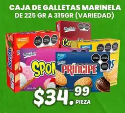Guajardo Marinela caja de galletas variedad oferta