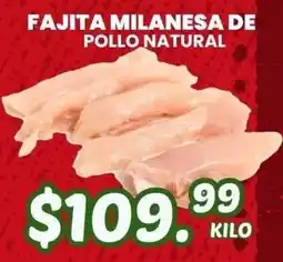 Guajardo Fajita Milanesa de Pollo Natural oferta
