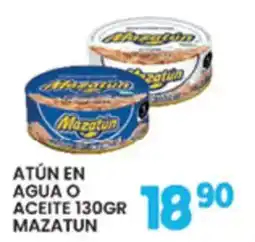 Alsuper Mazatun atún en agua o aceite oferta