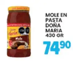 Alsuper Doña María Mole en Pasta oferta