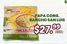 Guajardo Rancho San Luis Papa Cong. Rancho San Luis oferta