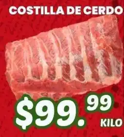 Guajardo costilla de cerdo oferta