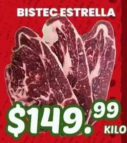 Guajardo Bistec Estrella oferta