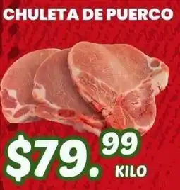 Guajardo chuleta de puerco oferta