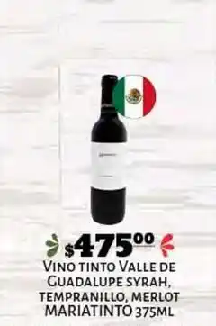 Fresko Vino tinto valle de guadalupe syrah, tempranillo, merlot mariatinto oferta
