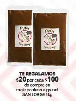 La Comer Mole poblano a granel oferta
