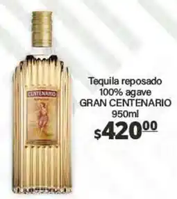 La Comer Tequila reposado 100% agave oferta