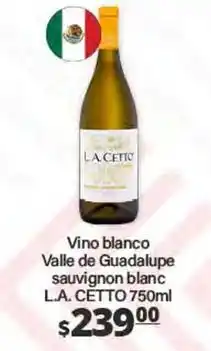 La Comer L.a. cetto - vino blanco sauvignon blanc oferta
