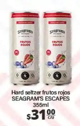 La Comer seagram's escapes frutos rojos oferta