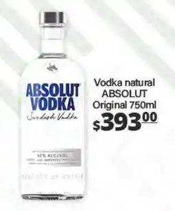 La Comer Absolut Vodka oferta