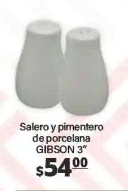 La Comer gibson salero y pimentero de porcelana oferta