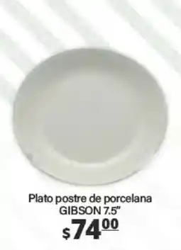La Comer gibson plato postre de porcelana oferta