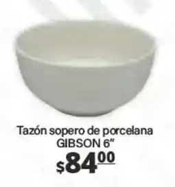 La Comer gibson tazón sopero de porcelana oferta