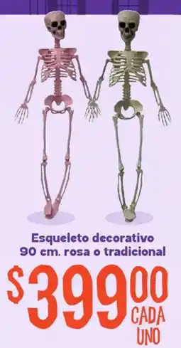 Soriana Mercado Esqueleto decorativo oferta
