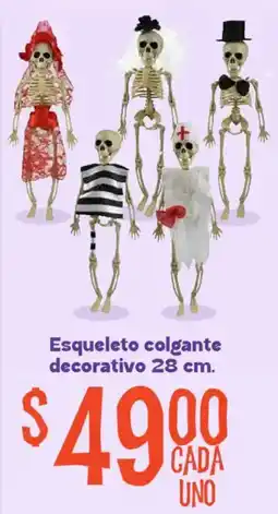 Soriana Mercado Esqueleto colgante decorativo oferta